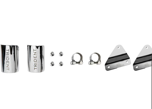 ESCAPE SLIP-ON TRIDENT 650 TWINS - CROMADO