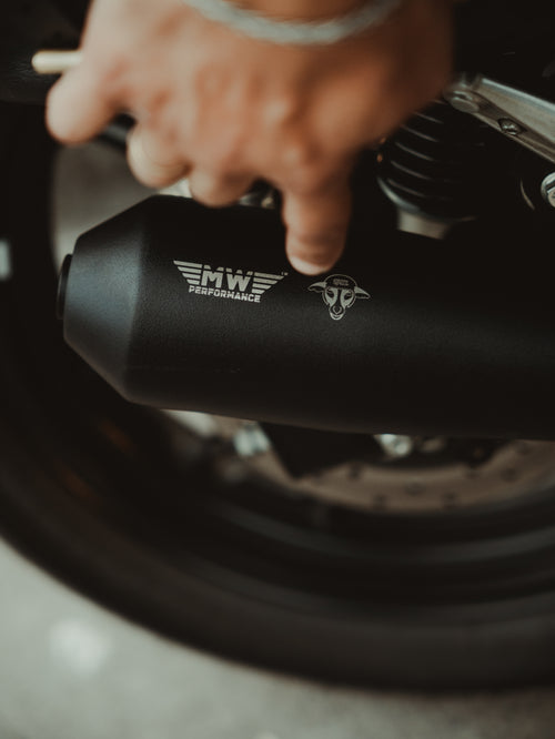 ESCAPES SLIP-ON RAPTOR PARA ROYAL ENFIELD 650 TWINS NEGRO